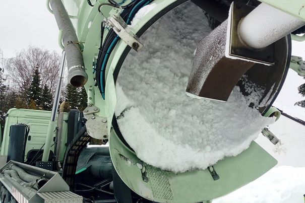 Saugbagger Nürnberg - Schneesaugen